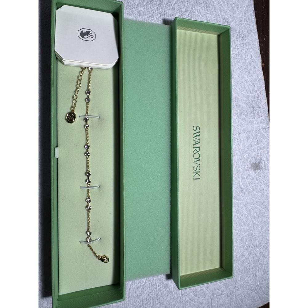 SWAROVSKI  ROUND CUT ADJUSTABLE LINE BRACELET